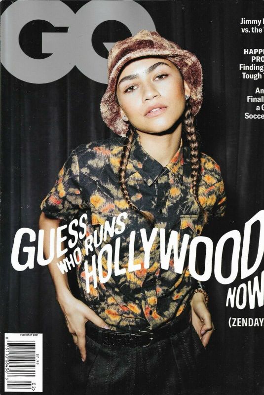 ZENDAYA on the Cover of GQ Magazine, February 2021