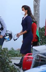 ZOE SALDANA on the Set of Untitled David O. Russell Movie in Los Angeles 01/12/2021