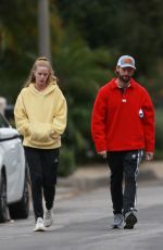 ABBY CHAMPION and Patrick Schwarzenegger Out in Santa Monica 01/31/2021