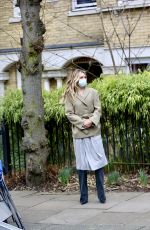 ABIGAIL ABBEY CLANCY on the Set of a Television Advert in London 02/10/2021