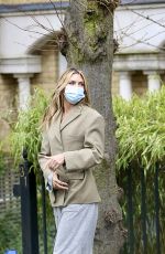 ABIGAIL ABBEY CLANCY on the Set of a Television Advert in London 02/10/2021