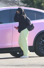 ADDISON RAE Arrives at a Dance Studio in Burbank 02/18/2021