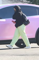 ADDISON RAE Arrives at a Dance Studio in Burbank 02/18/2021