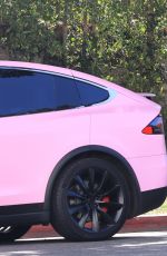 ADDISON RAE Getting a Ticket in Beverly Hills for Speeding 02/17/2021