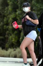ADDISON RAE in Shorts Out in Beverly Hills 02/17/2021