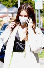 ADDISON RAE Out for a Business Meeting in Los Angeles 02/06/2021