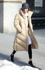 ALANNA ARRINGTON on the Set of DKNY Photoshoot in New York 02/10/2021