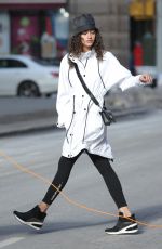ALANNA ARRINGTON on the Set of DKNY Photoshoot in New York 02/10/2021