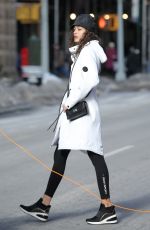 ALANNA ARRINGTON on the Set of DKNY Photoshoot in New York 02/10/2021
