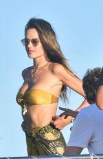 ALESSANDRA AMBROSIO in Bikini at a Yacht in Florianopolis 02/19/2021