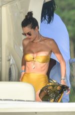 ALESSANDRA AMBROSIO in Bikini at a Yacht in Florianopolis 02/19/2021