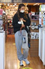 ALESSANDRA AMBROSIO Out Shopping at Brentwood Beauty Center and Bristol Farms 02/22/2021