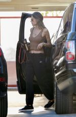 ALESSANDRA AMBROSIO Visits a Friend