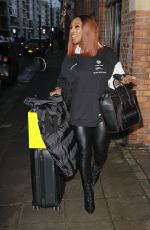 ALEXANDRA BURKE Leaves New ITV Show Food We Love in London 02/02/2021