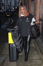 ALEXANDRA BURKE Leaves New ITV Show Food We Love in London 02/02/2021