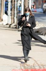 ALEXANDRA DADDARIO Out and About in New York 02/08/2021