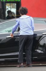 ALIA SHAWKAT at Grey Goose Custom Framing in Los Feliz 02/09/2021