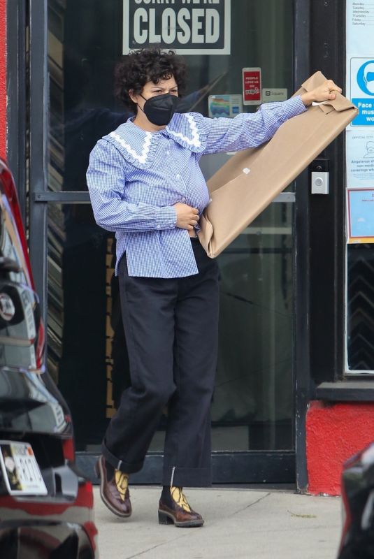ALIA SHAWKAT at Grey Goose Custom Framing in Los Feliz 02/09/2021