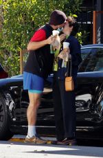 ALIA SHAWKAT Out Kissing with a Mystery Man in Los Angeles 01/30/2021