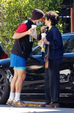 ALIA SHAWKAT Out Kissing with a Mystery Man in Los Angeles 01/30/2021