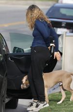 ALICIA SILVERSTON Out Hikinig with Her Dog in Los Angeles 02/01/2021