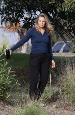 ALICIA SILVERSTON Out Hikinig with Her Dog in Los Angeles 02/01/2021