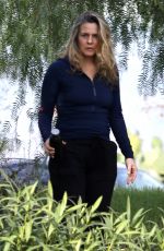 ALICIA SILVERSTON Out Hikinig with Her Dog in Los Angeles 02/01/2021