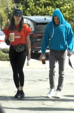 ALISON BRIE and Dave Franco Out in Los Feliz 02/28/2021