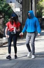 ALISON BRIE and Dave Franco Out in Los Feliz 02/28/2021