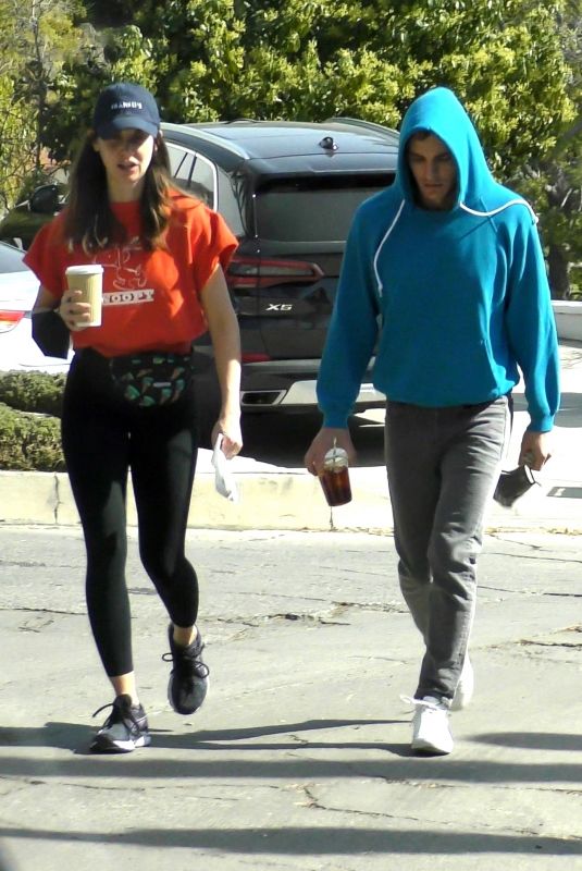 ALISON BRIE and Dave Franco Out in Los Feliz 02/28/2021