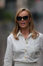 AMANDA HOLDEN Arrives at Heart Radio in London 02/25/2021