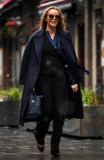 AMANDA HOLDEN Leaves Global Studios in London 02/09/2021
