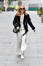 AMANDA HOLDEN Leaves Heart Breakfast Show in London 02/01/2021