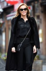 AMANDA HOLDEN Leaves Heart Breakfast Show in London 02/04/2021