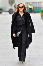 AMANDA HOLDEN Leaves Heart Breakfast Show in London 02/04/2021
