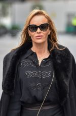 AMANDA HOLDEN Leaves Heart Breakfast Show in London 02/04/2021