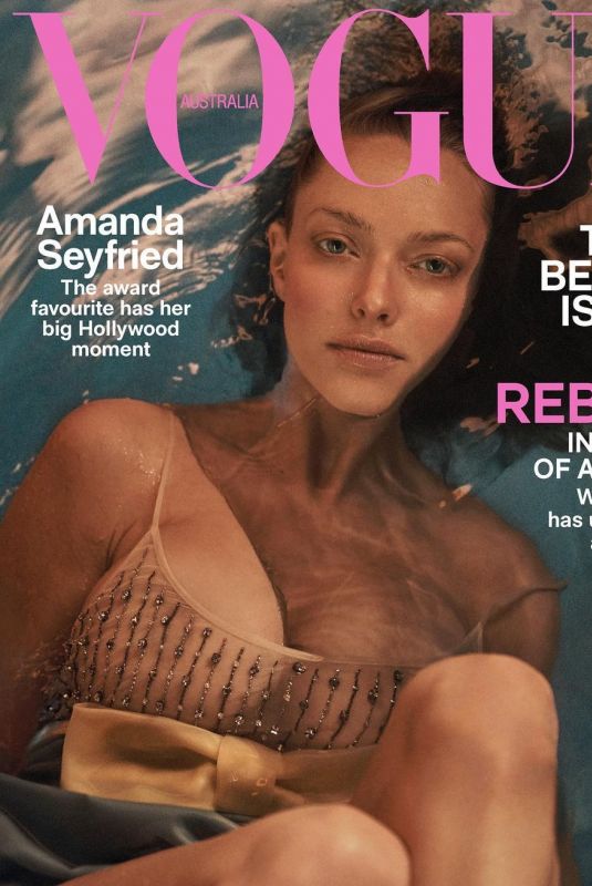 AMANDA SEYFREID for Vogue Magazine, Australia February 2021