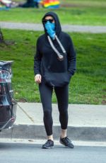 AMBER HEARD Out at Griffith Park in Los Angeles 01/31/2021
