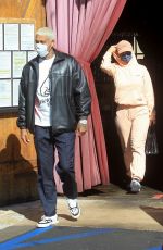 AMBER ROSE and Alexander Edwards at Saddle Ranch in West Hollywood 02/27/2021
