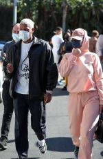 AMBER ROSE and Alexander Edwards at Saddle Ranch in West Hollywood 02/27/2021