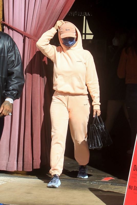 AMBER ROSE and Alexander Edwards at Saddle Ranch in West Hollywood 02/27/2021