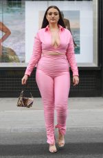 AMEL RACHEDI Out and About in Mayfair 02/26/2021