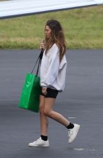 AMELIA HAMLIN Boarding a Private Jet in Miami 02/21/2021