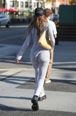 AMELIA HAMLIN in Tights Out for Lunch at Croft Alley in Beverly Hills 02/10/2021