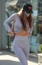 AMELIA HAMLIN in Tights Out for Lunch at Croft Alley in Beverly Hills 02/10/2021