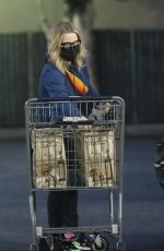 AMY POEHLER Shopping at Bristol Farms in Beverly Hills 02/11/2021