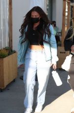 ANASTASIA KARANIKOLAOU and KELSEY CALEMINE at Croft Alley in Beverly Hills 02/18/2021