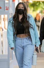 ANASTASIA KARANIKOLAOU and KELSEY CALEMINE at Croft Alley in Beverly Hills 02/18/2021