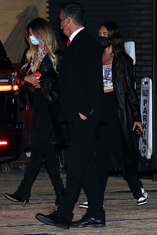 ANASTASIA KARANIKOLAOU and KELSEY CALEMINE at Nobu in Malibu 02/18/2021