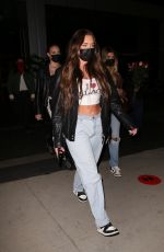 ANASTASIA KARANIKOLAOU and KELSEY CALEMINE Leaves Boa Steakhouse in West Hollywood 02/06/2021